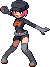 A female grunt of Team Rocket from Pokémon